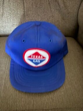 Vintage Blue Texas Gas Patch Cap